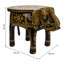 Astare Solid Wood Figurine End Table