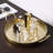 Duerr Decorative Metal Round Ottoman Tray