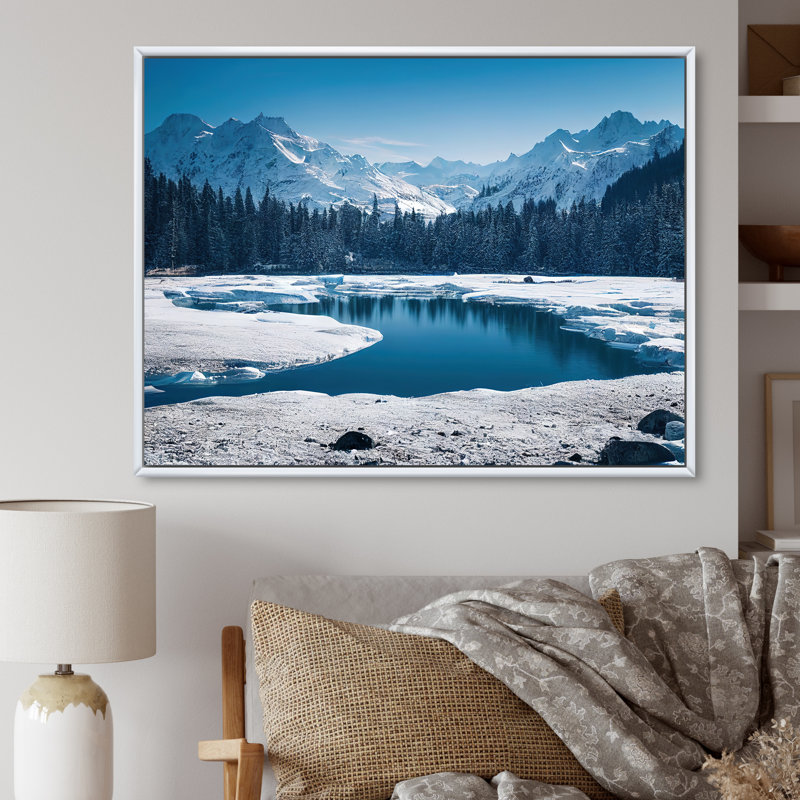 Icy Alaskan Wilderness IV, Toile blanche, H 34 po x l 44 po x P 1,5 po