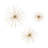 Metal 3D Long Spike Starburst Home Wall Decor Set-92214460