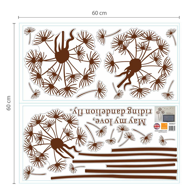 Adhésif décoratif «Dandelion and Butterflies»