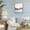 Cadre flottant Misty Seaside Serenity, design par 1x
