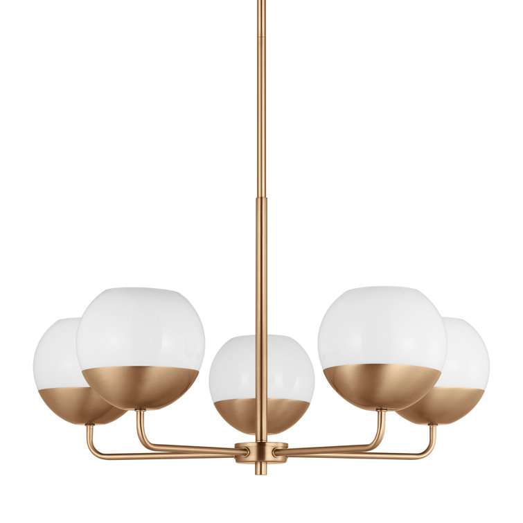 Avoca 5 - Light Dimmable Modern Linear Chandelier