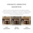 Beige Round Sintered Stone Dining table-1951697642