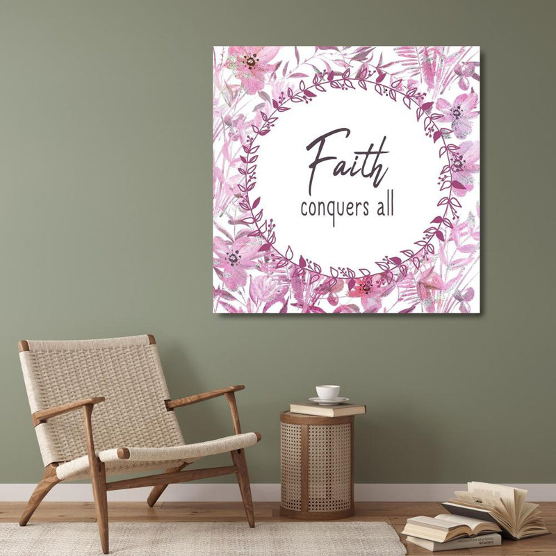 Art sur toile tendu Lark Manor ™, Kimberly, Allen, Faith Conquers