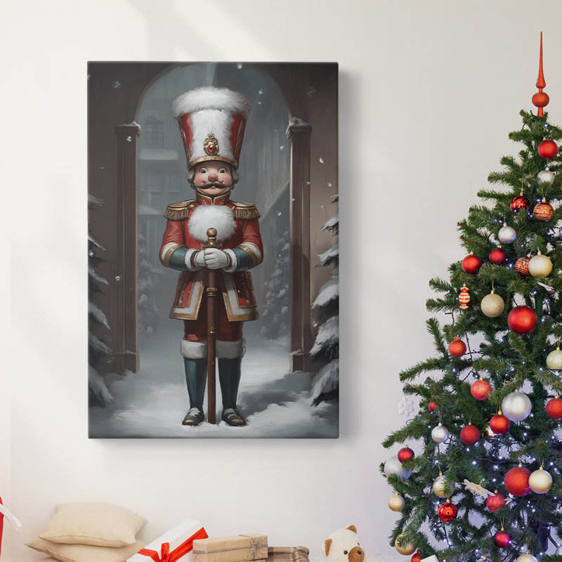 Art des Fêtes de Noël - Toile tendue avec châssis - Série 2-CLxx, H 18 po x l 12 po