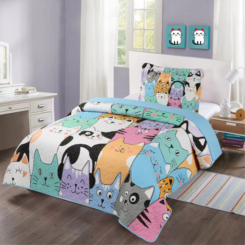 Ensemble de couvre-lit MarCielo Kids WX202, Lit simple
