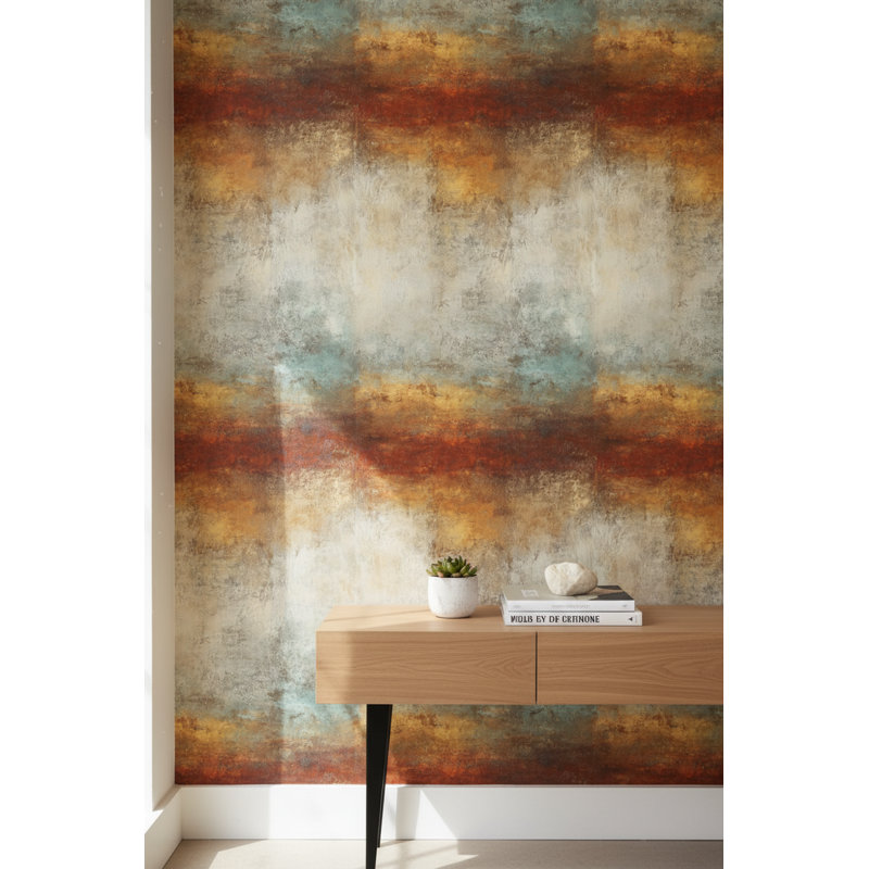 Abstract Wallpaper Textured Ombre Wall Decor