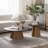 Round Wooden Coffee Table-131403574