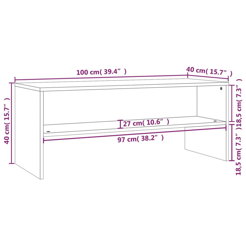 Alixa Unfinished TV Stand for TVs up to 48", Concrete Grey