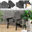 Chaise Adirondack pliante en plastique Delane-84369853
