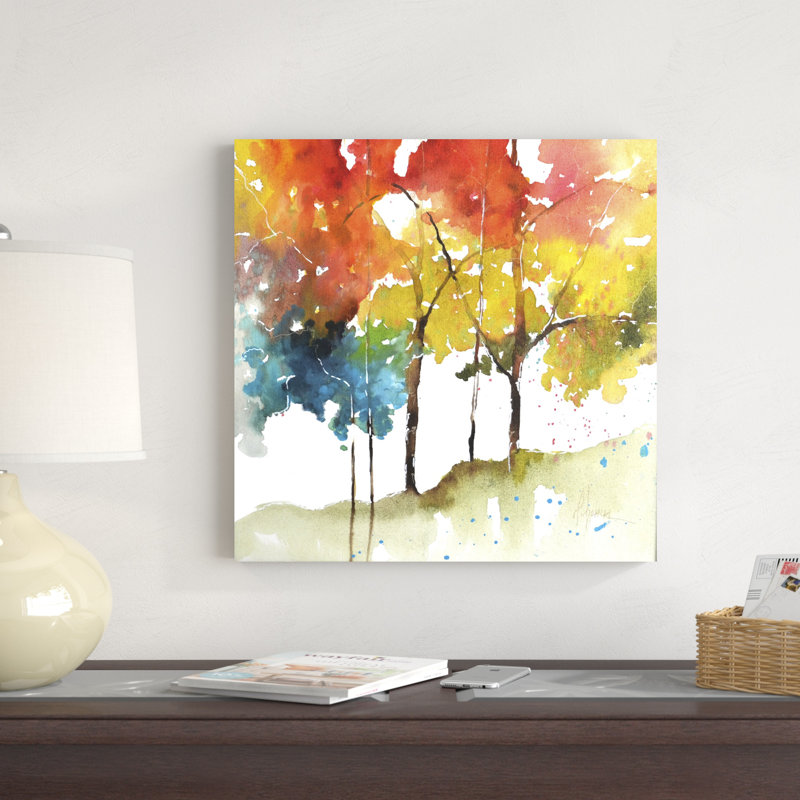 Rainbow Trees II, H 20 po x l 20 po x P 1,25 po