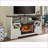 Electric Fireplaces 60 Inch Entertainment Center with Door Sensor, Jasmine White | Insert | Vent Free-254900859
