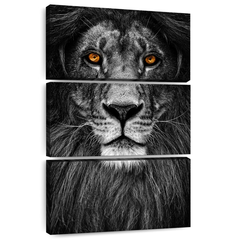 Tête de lion Brampt, H 57 po x l 36 po
