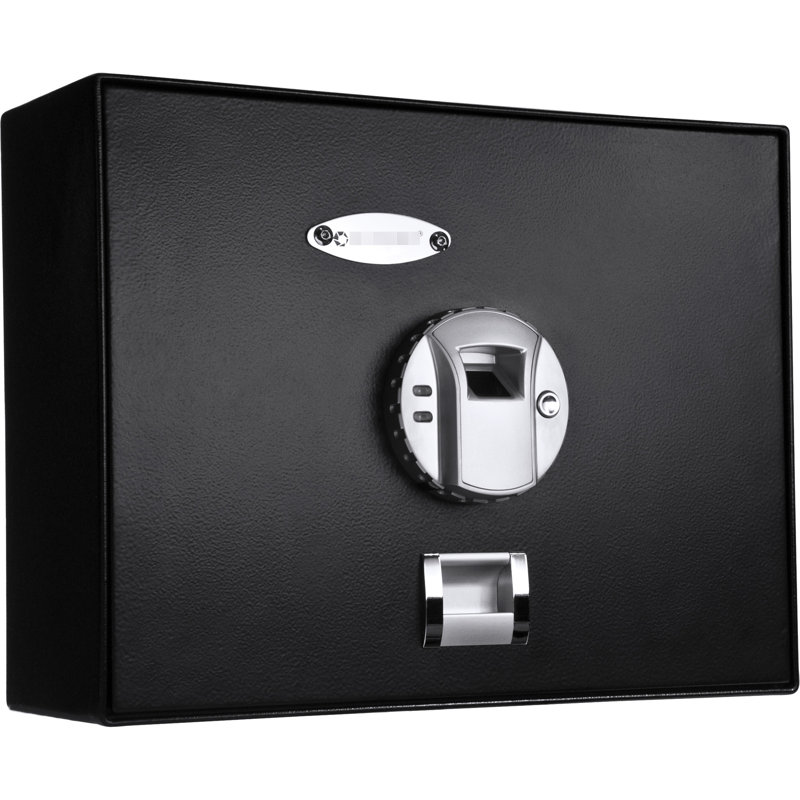 15.19 In. Wide Biometric Security Safe, 23 Cu Ft - Robust Protects Theft Steel