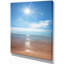 «Serene Seascape with Bright Sun Modern Beach», reproduction de photo sur toile tendue-18296680-33187042