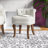 Modern Tufted Velvet Side Chair with Solid Wood Legs-696709291