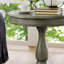 Table d'appoint ronde à piédestal en bois-1779527825