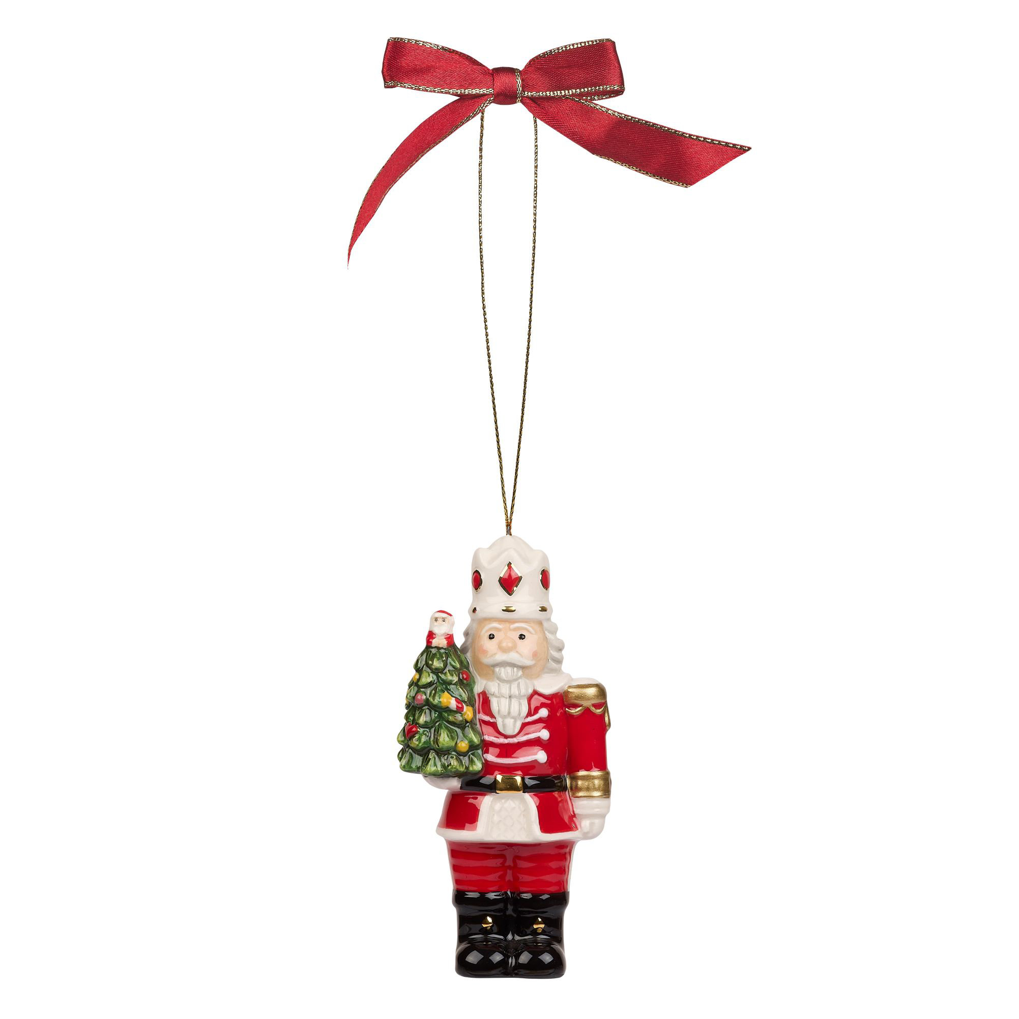 Spode Christmas Tree Nutcracker With Tree Ornament | Wayfair