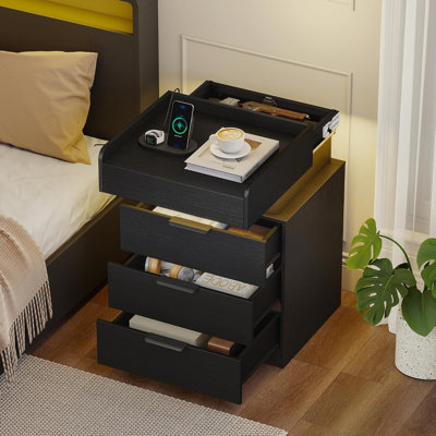 45 cm W Bedside Table