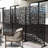 Pacifa Series 6 ft. H x 4 ft. W Freestanding Metal Privacy Screen With Leave Pattern