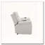 Fauteuil inclinable et chauffant en microfibre polie-971104249