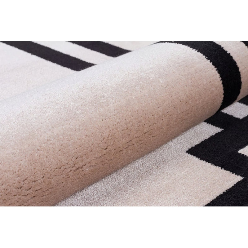 Mavera Viscose Geometric Indoor Rug, Rectangle 5'3" x 7'7"