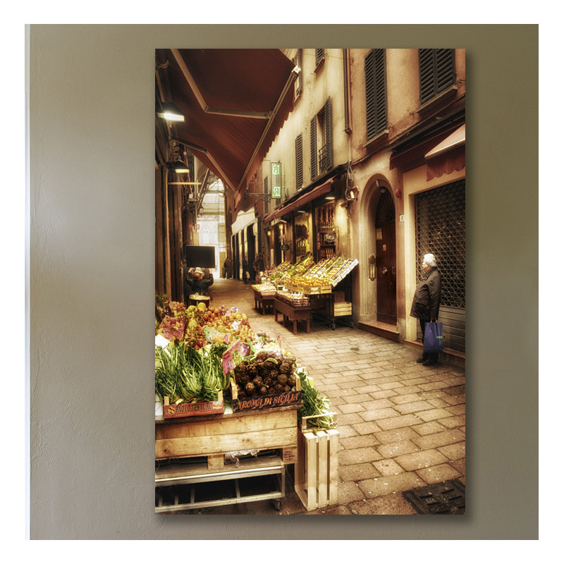 Grocery Shopping by Dano - Wrapped Canvas Print, 46cm H x 30cm W x 3cm D