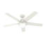 52" Aerodyne 5 - Blade Smart Standard Ceiling Fan with Lights and Remote-70982241