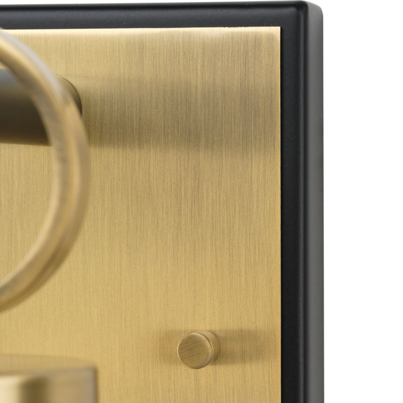 Éclairage pour meuble-lavabo à intensité variable Cassell, 1, Laiton rétro