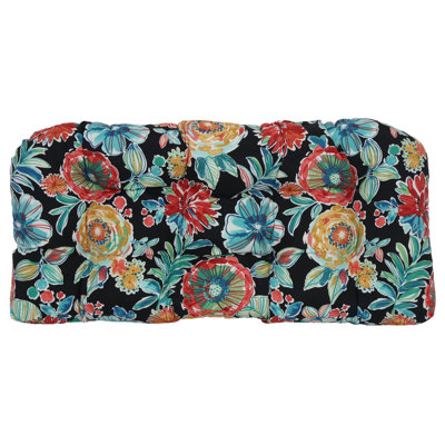 42-Inch By 19-Inch Rounded Back Loveseat Cushion