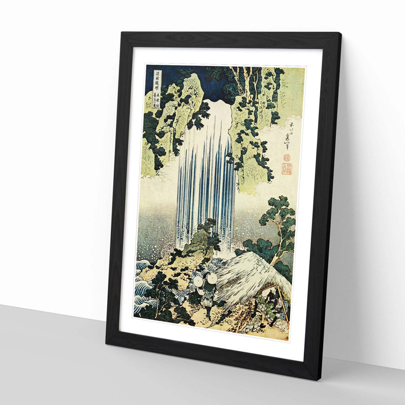 Katsushika Hokusai - Single Picture Frame Painting, Black