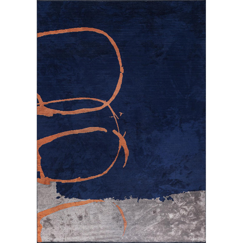 Rapture Abstract Area Rug, Rectangle 6'7" x 8'3"