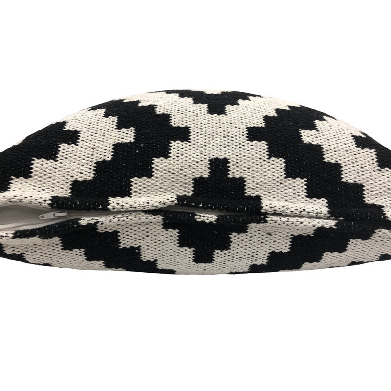 Housse de coussin géométrique 24 po, polyester