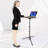 Adjustable Height Projector Stand with Large Platform Foldable Laptop Tripod Stand for Office Home DJ Racks