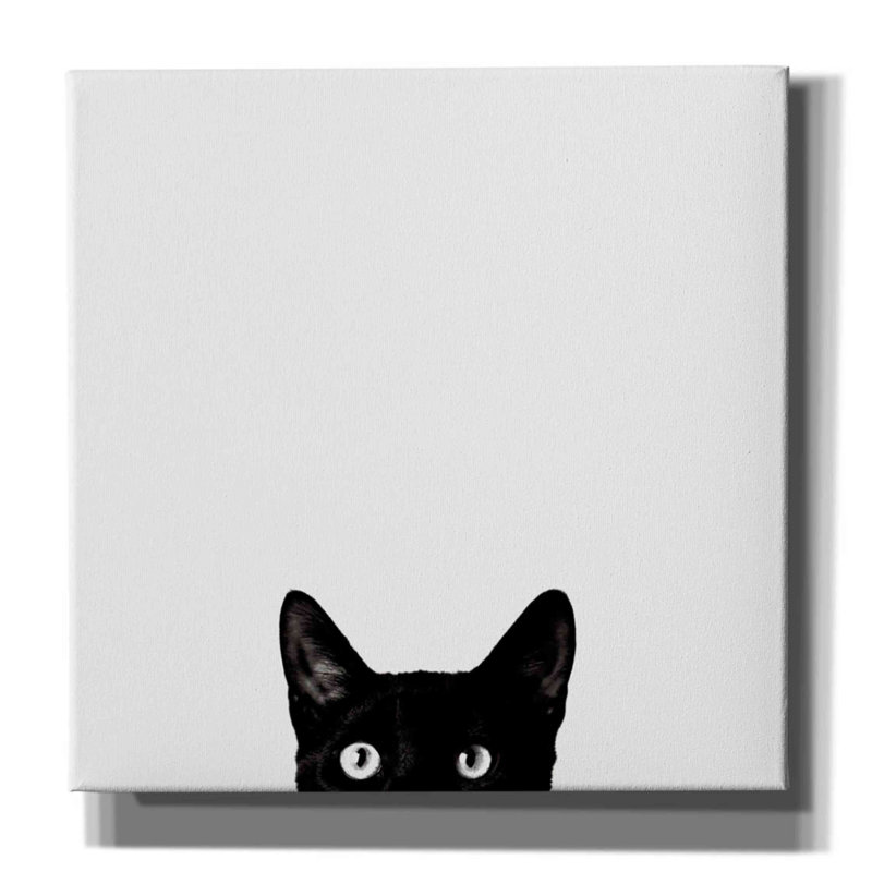 «Curiosity» par Jon Bertelli, art mural sur toile, H 12 po x l 12 po x P 0,75 po