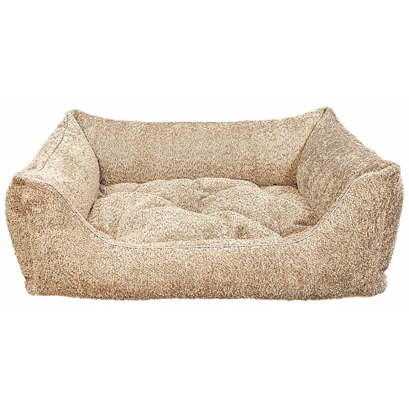 Orthopedic Polyester Pet Bed, Small (70cm W x 50cm D x 25cm H), Taupe