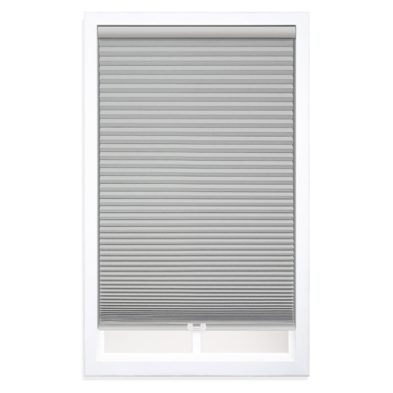 Store alvéolaire occultant sans fil 1,5 po Coursey, L 47,5 po x L 64 po, Gris Sterling