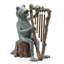 Frog Playing the Harp Garden Statue