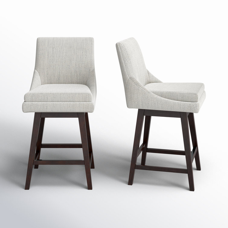 Zahara Swivel Upholstered 26'' Counter Stool