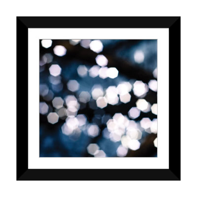 « bokeh blue ii », impression sur toile