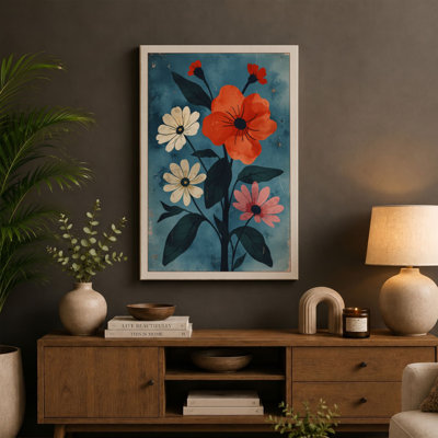 Study in Bloom Botanical - Wrapped Canvas