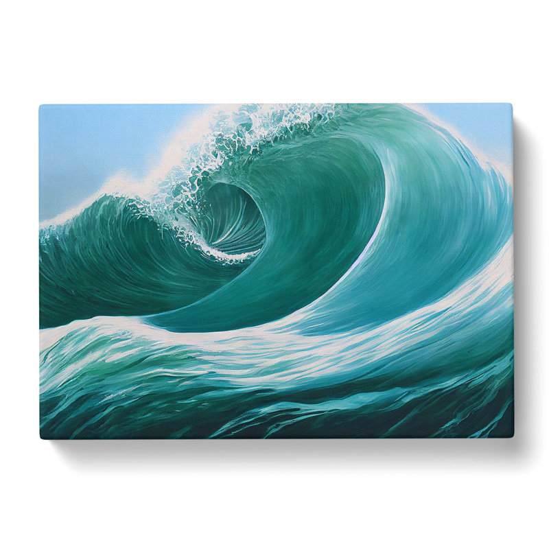 Striking Ocean Wave Vol.1 - Wrapped Canvas