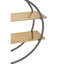 Simona 2 Piece Circle Metal Tiered Shelf