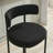 30" Bouclé Upholstered Bar Stool with Curved Low Back and Metal Frame-1794319871-1794319868