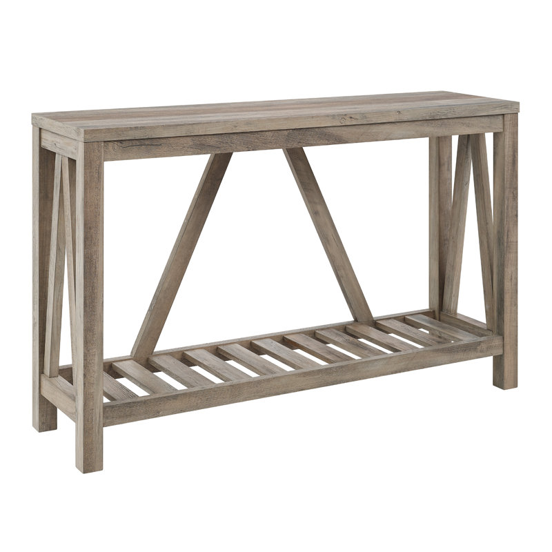 Rakira Modern Farmhouse Console Table - Thumbnail 4