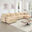 Meneo U-Shaped Chenille Sectional Sofa with 2 Ottomans & Storage-115323854