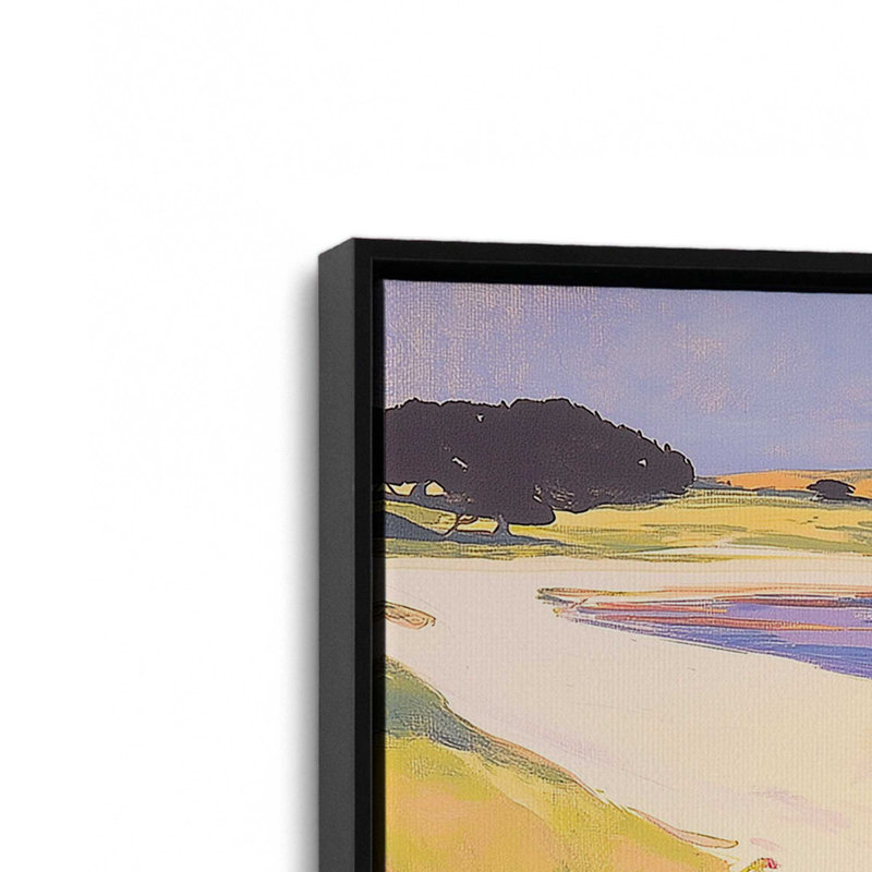 «White Sands Cove II» par Walker Noble, reproduction d'art sur toile, H 30 po x l 30 po, Noir