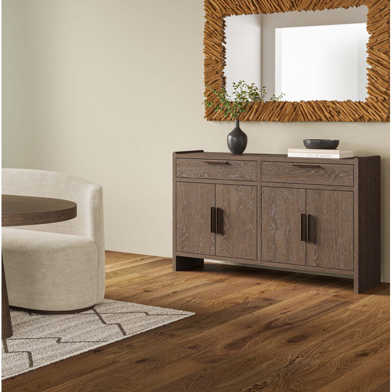 Katsikis 4-Door Wood Server, Cocoa
