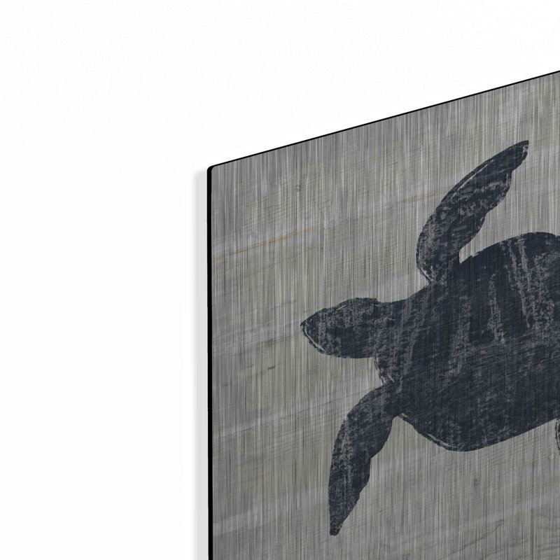«Driftwood Coast III Blue» par Sue Schlabach - impression de dessin sans cadre, L 12 po x H 12 po